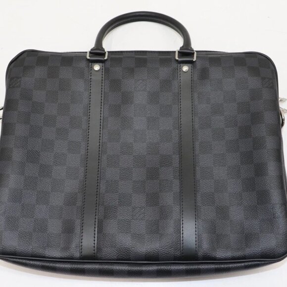 Louis Vuitton Business Bag Porte-Documents Voyage PM Damier Graphite - Picture 1 of 16